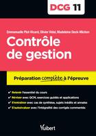 Couverture du livre « DGC 11 ; contrôle de gestion » de  aux éditions Vuibert