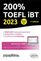 Couverture du livre « 200% toefl ibt - 7e edition » de Fenyar/Prepmyfuture aux éditions Ellipses