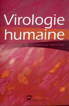 Couverture du livre « Virologie humaine » de Le Faou Alain aux éditions Pradel