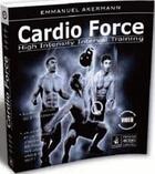 Couverture du livre « Cardio force ; high intensity interval training » de Emmanuel Akermann aux éditions Manokan