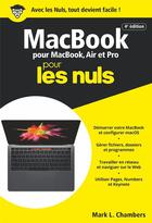 Couverture du livre « MacBook pour MacBook, Air et Pro poche pour les nuls (4e édition) » de Mark L. Chambers et Jean-Pierre Cano aux éditions First Interactive