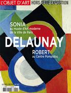 Couverture du livre « L'objet d'art hs n 83 sonia(mam) et robert delaunay (c.pompidou ) oct 2014 » de  aux éditions L'objet D'art