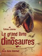 Couverture du livre « Le grand livre des dinosaures » de Davidson/Turnbull aux éditions Usborne