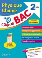 Couverture du livre « Objectif bac physique chimie 2nde » de Ramon/Barde/La Piana aux éditions Hachette Education