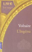 Couverture du livre « L'ingénu » de Voltaire aux éditions Pocket