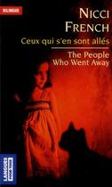 Couverture du livre « Ceux qui s'en sont allés ; the people who went away » de Nicci French aux éditions Langues Pour Tous