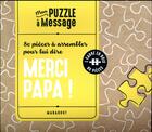Couverture du livre « Puzzle Merci Papa » de  aux éditions Marabout