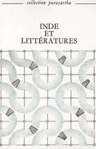 Couverture du livre « Inde et littératures » de Marie-Claude Porcher aux éditions Ehess