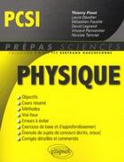Couverture du livre « Physique pcsi » de Finot aux éditions Ellipses