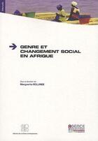 Couverture du livre « Genre et changement social en Afrique » de  aux éditions Archives Contemporaines