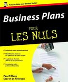 Couverture du livre « Business plans pour les nuls » de Tiffany/Peterson aux éditions First