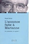 Couverture du livre « L'annonce faite à marianne » de Claude Patriat aux éditions Editions De Bourgogne