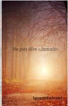 Couverture du livre « Ne pas dire 