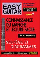 Couverture du livre « Easy guitar vol 1 livre + cd » de Eric Perrot aux éditions Jj Rebillard