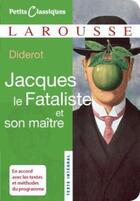 Couverture du livre « Jacques le fataliste et son maître » de Denis Diderot aux éditions Larousse