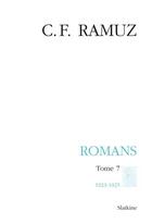 Couverture du livre « Oeuvres complètes t.25 ; romans t.7 ; 1923-1925 » de Charles-Ferdinand Ramuz aux éditions Slatkine