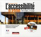 Couverture du livre « Accessibilité bâtiments » de Ferte Dominique aux éditions Le Moniteur