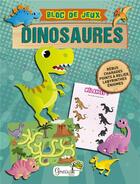 Couverture du livre « Petit bloc de jeux dinosaures » de  aux éditions Grenouille