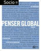 Couverture du livre « SOCIO Tome 1 : penser global » de Socio aux éditions Editions De La Maison Des Sciences De L'homme