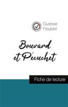 Couverture du livre « Bouvard et Pécuchet de Gustave Flaubert : fiche de lecture et analyse complète de l'oeuvre » de  aux éditions Comprendre La Litterature