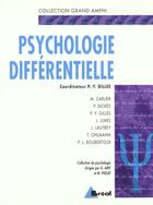 Couverture du livre « Psychologie Differentielle -(Gd Amphi) » de Deleau aux éditions Breal