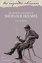 Couverture du livre « Les archives alsaciennes de Sherlock Holmes » de Christine Muller aux éditions Le Verger