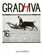 Couverture du livre « Revue Gradhiva n.16 : ethnologie et tauromachie » de Revue Gradhiva aux éditions Nouvelles Editions Place