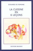 Couverture du livre « Guide Pratique De Cuisine Familiale » de Edouard De Pomiane aux éditions Belenos