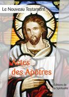 Couverture du livre « Actes des apôtres » de  aux éditions Editions De La Spiritualite
