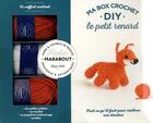 Couverture du livre « Ma box crochet DIY ; le petit renard ; tout ce qu'il faut pour réaliser son doudou » de Marie-Noelle Bayard aux éditions Marabout