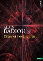 Couverture du livre « L'être et l'événement » de Alain Badiou aux éditions Points