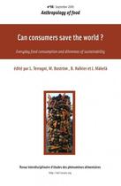 Couverture du livre « ANTHROPOLOGY OF FOOD T.55 ; can consumers save the world? » de  aux éditions Virginie Amilien