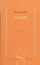 Couverture du livre « La nuit » de Ivan Bounine aux éditions Syrtes