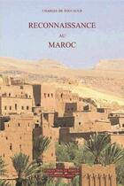 Couverture du livre « Reconnaissance au maroc » de Charles De Foucauld aux éditions Jasmin