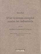 Couverture du livre « D'Un Nouveau Complot Contre Les Industriels » de Stendhal aux éditions Chasse Au Snark