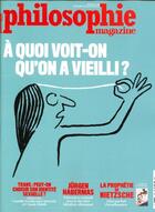 Couverture du livre « Philosophie magazine n 155 : a quoi voit-on qu'on a vieilli ? - dec/janv 2021/2022 » de  aux éditions Philo Revue