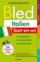 Couverture du livre « Bled italien tout en un » de Gas/Boi aux éditions Hachette Education
