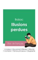 Couverture du livre « Réussir son Bac de français 2023 : Analyse des Illusions perdues de Balzac » de Honoré De Balzac aux éditions Bac De Francais