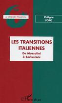 Couverture du livre « Les transitions italiennes » de Philippe Foro aux éditions L'harmattan