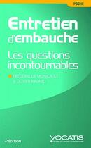 Couverture du livre « Entretien d'embauche ; les questions incontournables (4e édition) » de Frederic De Monicault aux éditions Studyrama