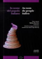 Couverture du livre « In nome del popolo italiano / au nom du peuple italien » de Bacchini Matteo aux éditions Pu Du Midi