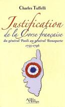 Couverture du livre « Justification de la corse repub. » de Tuffelli aux éditions Autres Temps
