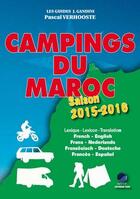 Couverture du livre « Campings du Maroc ; saison 2015-2016 » de Pascal Verhooste aux éditions Extrem Sud