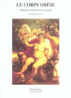Couverture du livre « Le corps obese » de Jerome Dargent aux éditions Champ Vallon