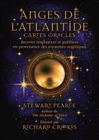 Couverture du livre « Anges de l'Atlantide ; cartes oracles ; coffret » de Stewart Pearce et Richard Crookes aux éditions Ada