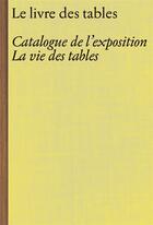 Couverture du livre « Le livre des tables » de Claire Le Restif aux éditions Les Presses Du Reel