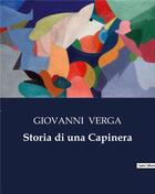 Couverture du livre « Storia di una Capinera » de Giovanni Verga aux éditions Culturea