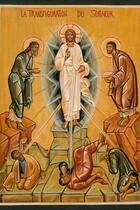 Couverture du livre « Ic129 - carte postale - icones - la transfiguration du seigneur » de  aux éditions Satisfecit