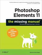 Couverture du livre « Photoshop Elements 11: The Missing Manual » de Barbara Brundage aux éditions O'reilly Media