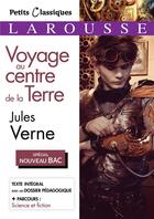 Couverture du livre « Voyage au centre de la terre » de Jules Verne aux éditions Larousse